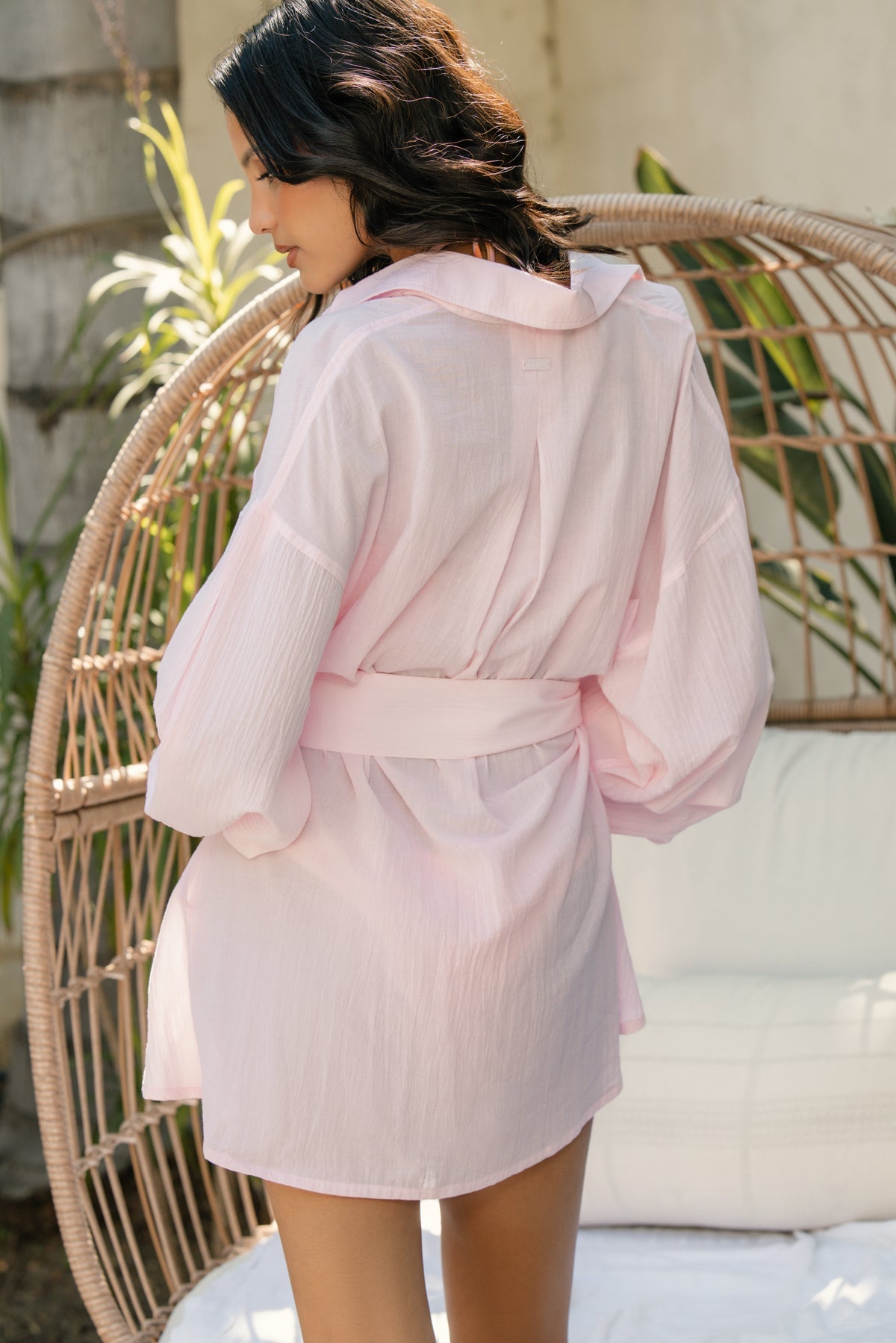 I Need A Vacation Shirt Dress - Sugar Pink
