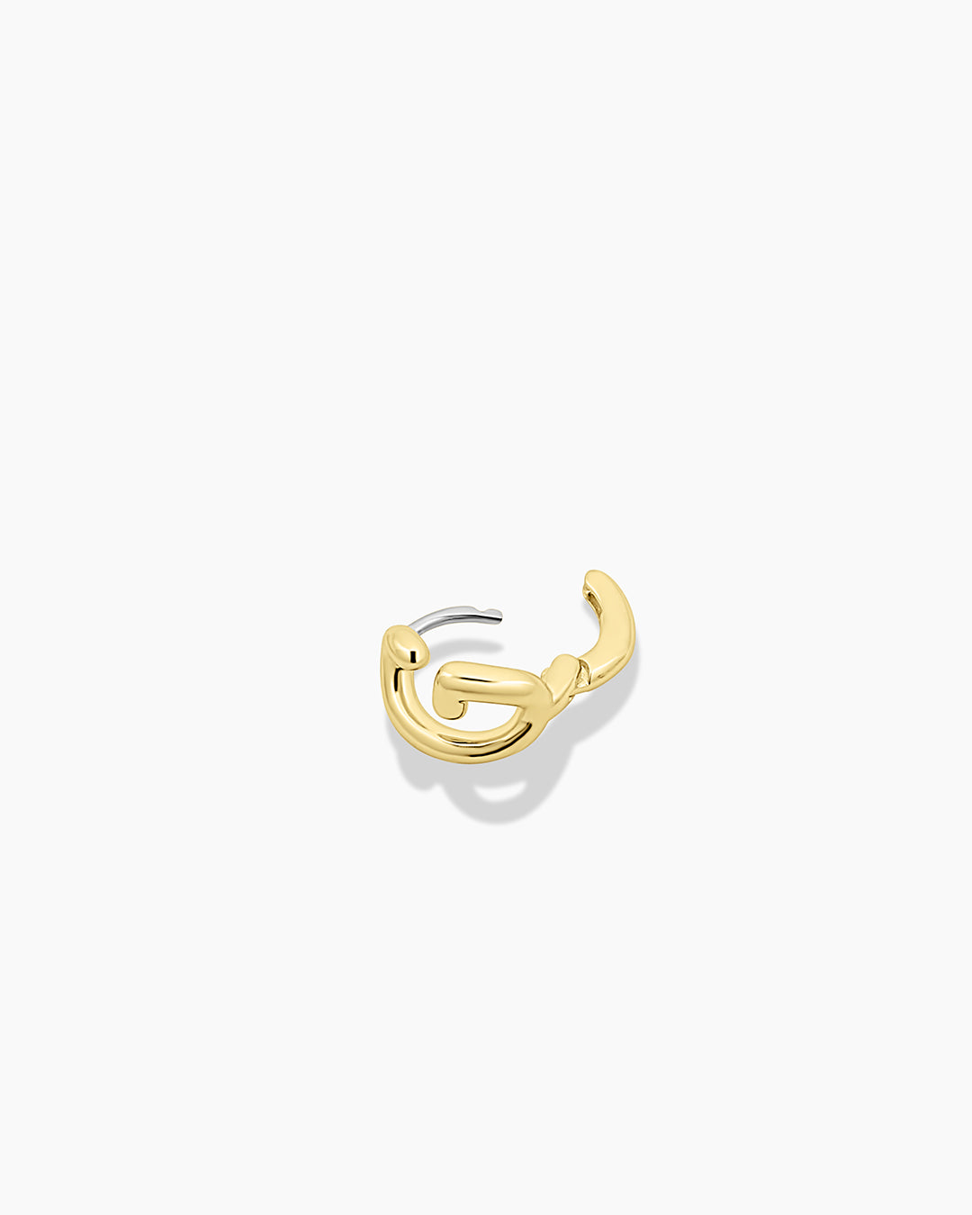 Alphabet Single Huggie
