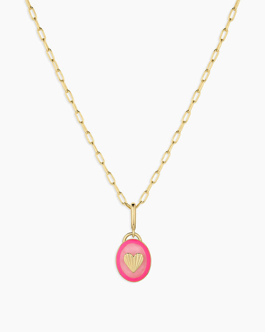 Power Gemstone Parker Charm Necklace Love
