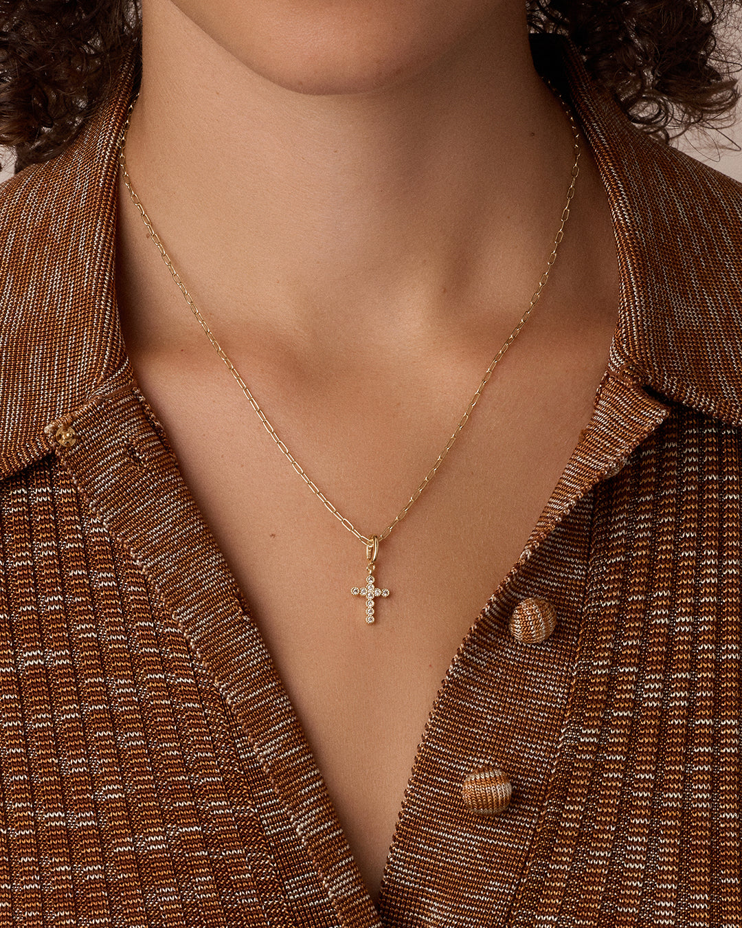 Shimmer Cross Parker Charm