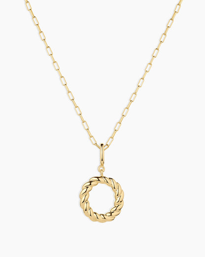 Crew Alphabet Statement Charm Necklace