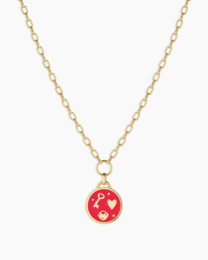 Love U Coin Necklace