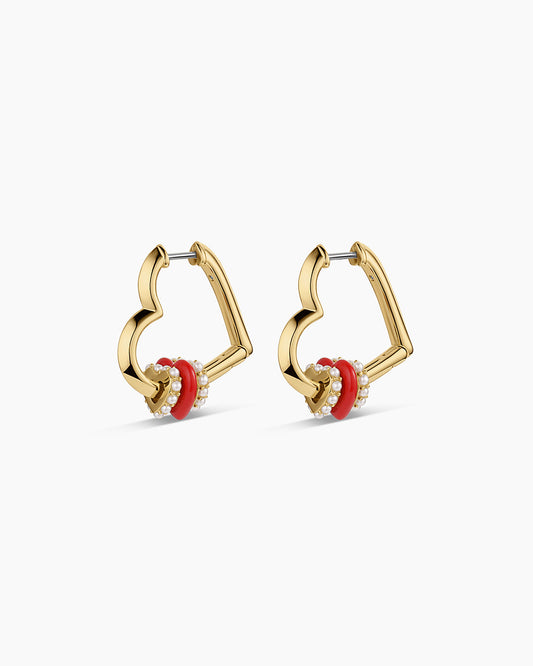 Love Pearl Hoops