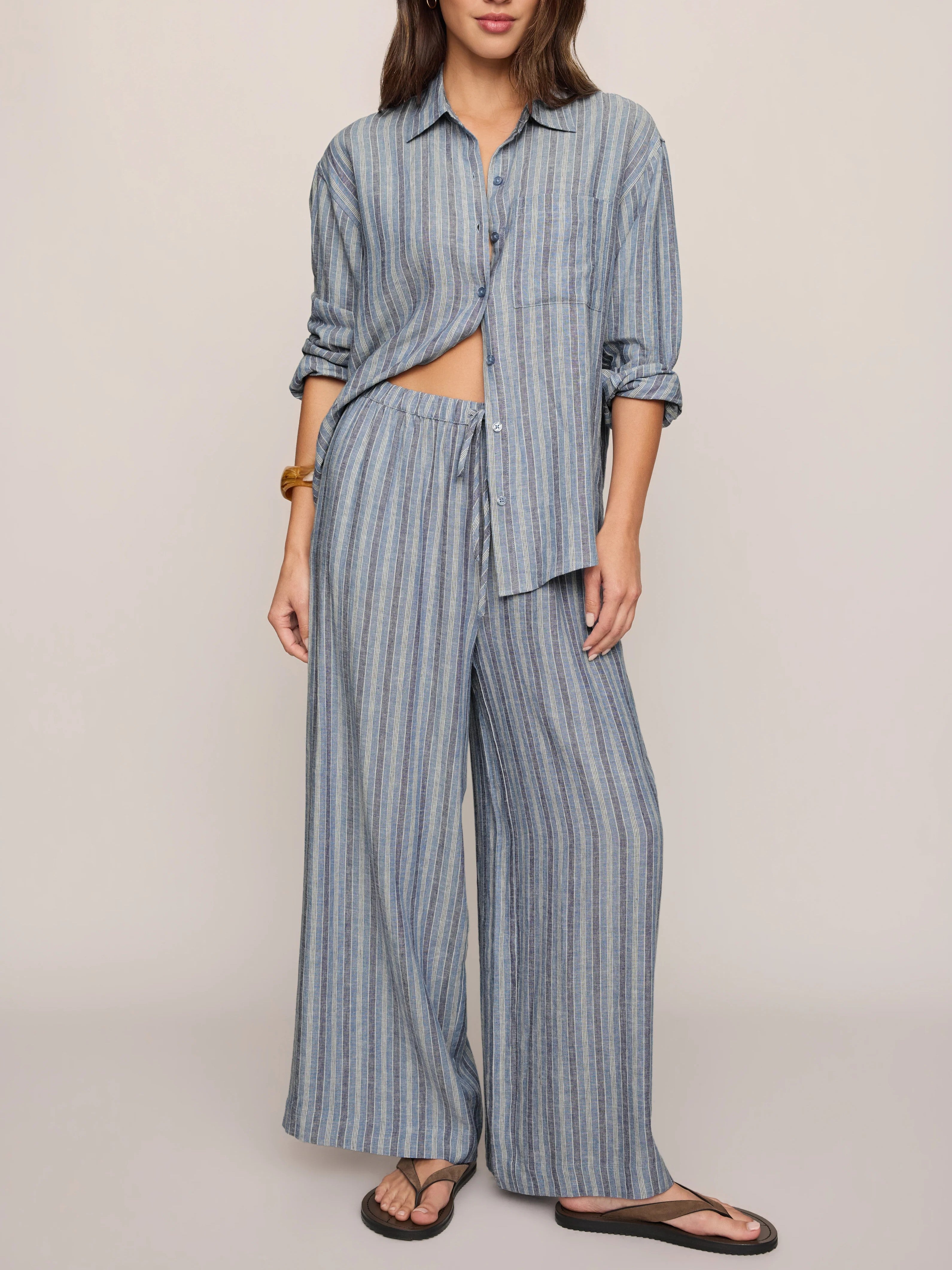 Z SUPPLY Perfect Striped Linen Pants