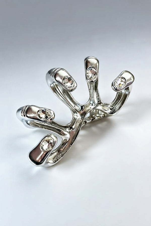 Rhinestone-studded Handheld Stress-relief Ring