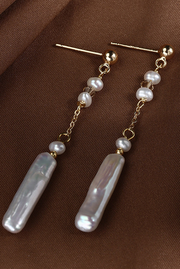 Pearl and Flower Earrings