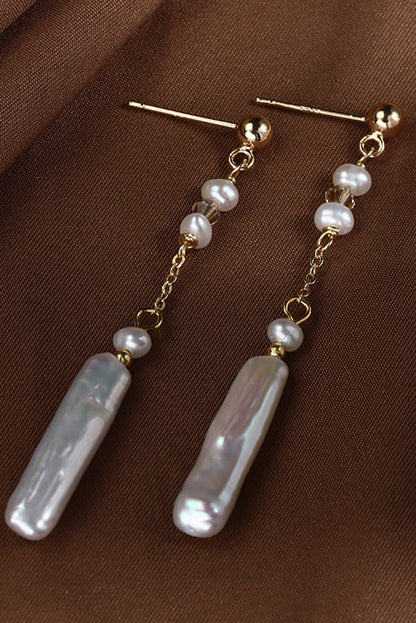 Pearl and Flower Earrings