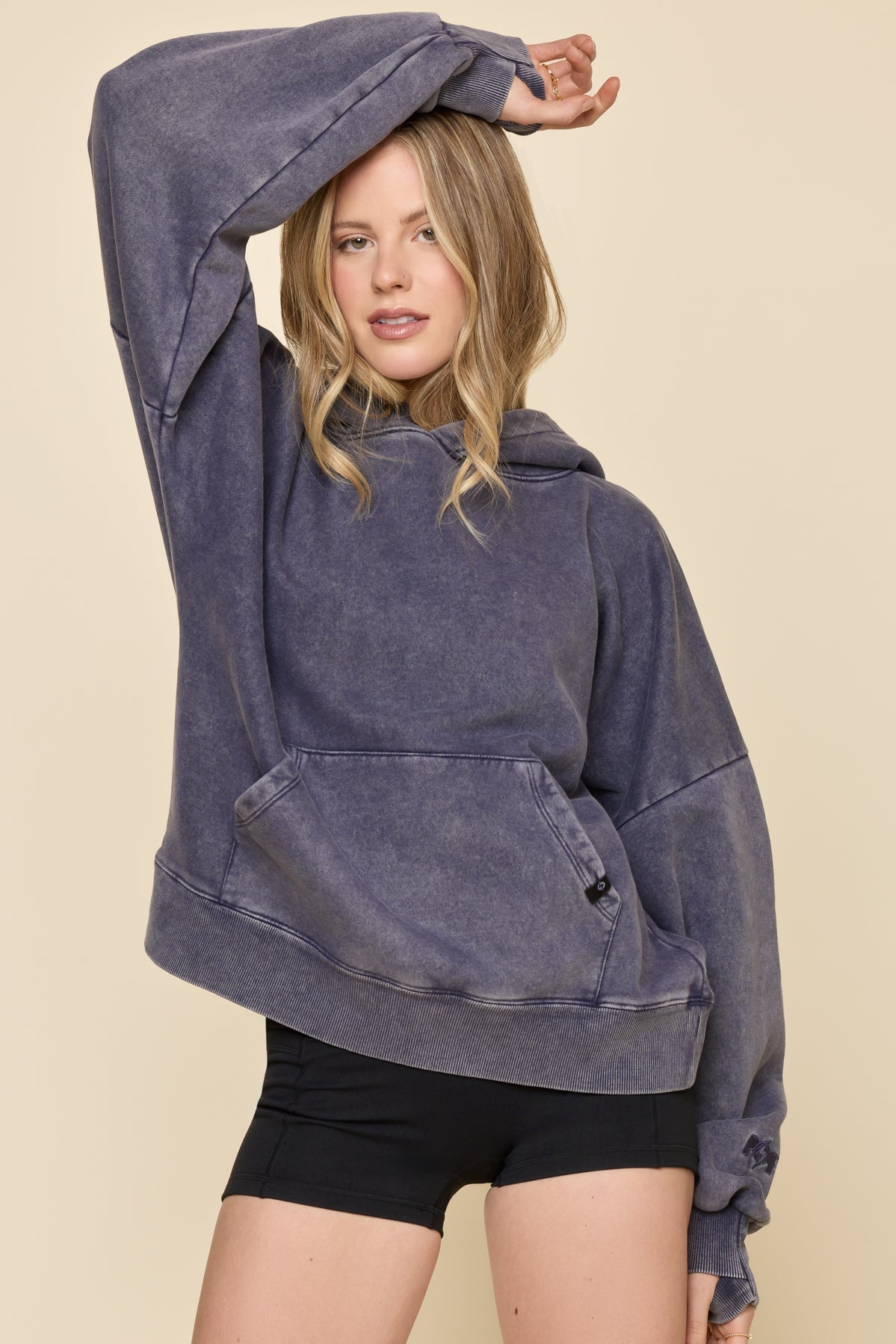 Boxy Boyfriend Hoodie - Vintage Navy