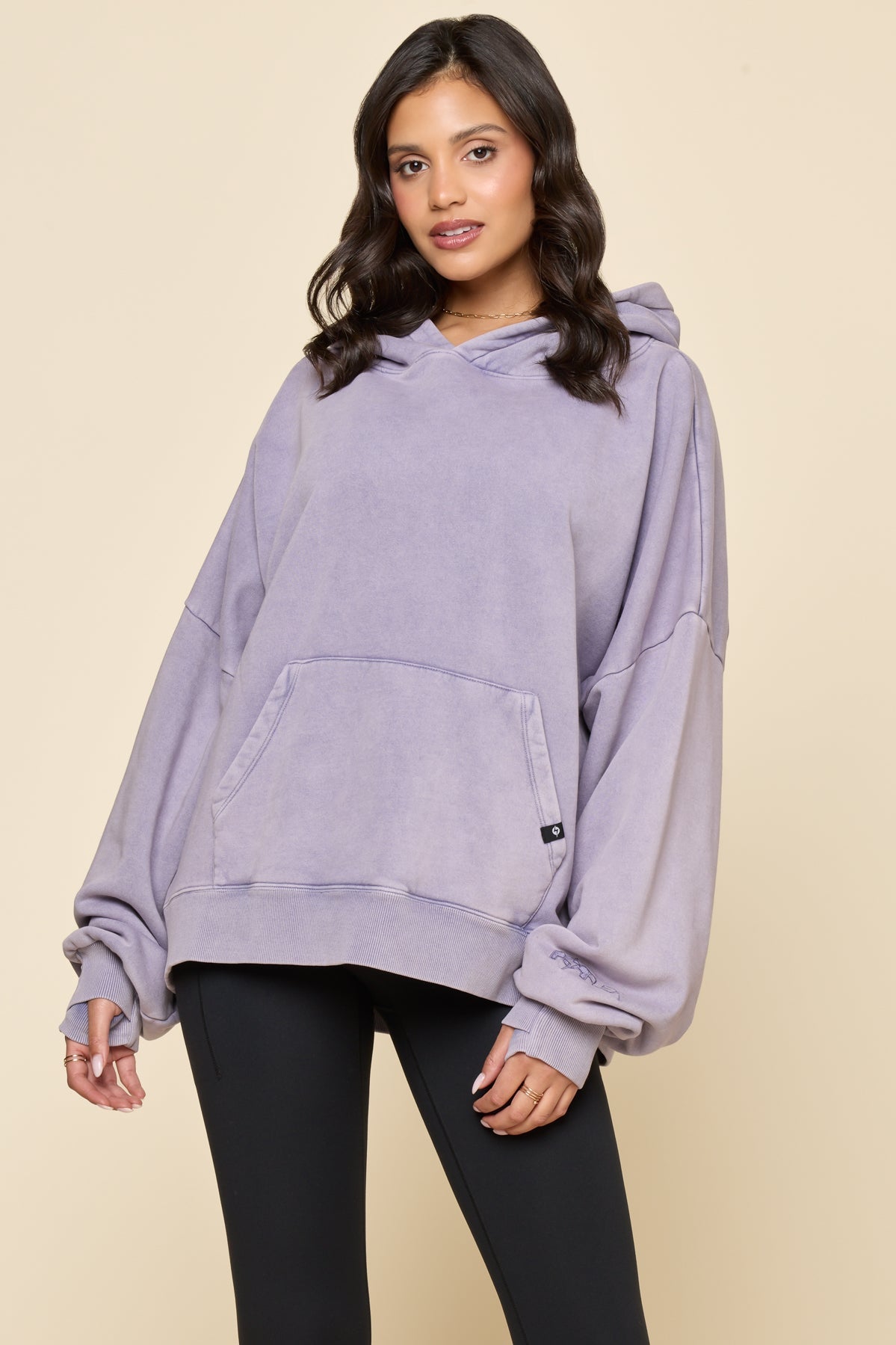 Boxy Boyfriend Hoodie - Vintage Violet