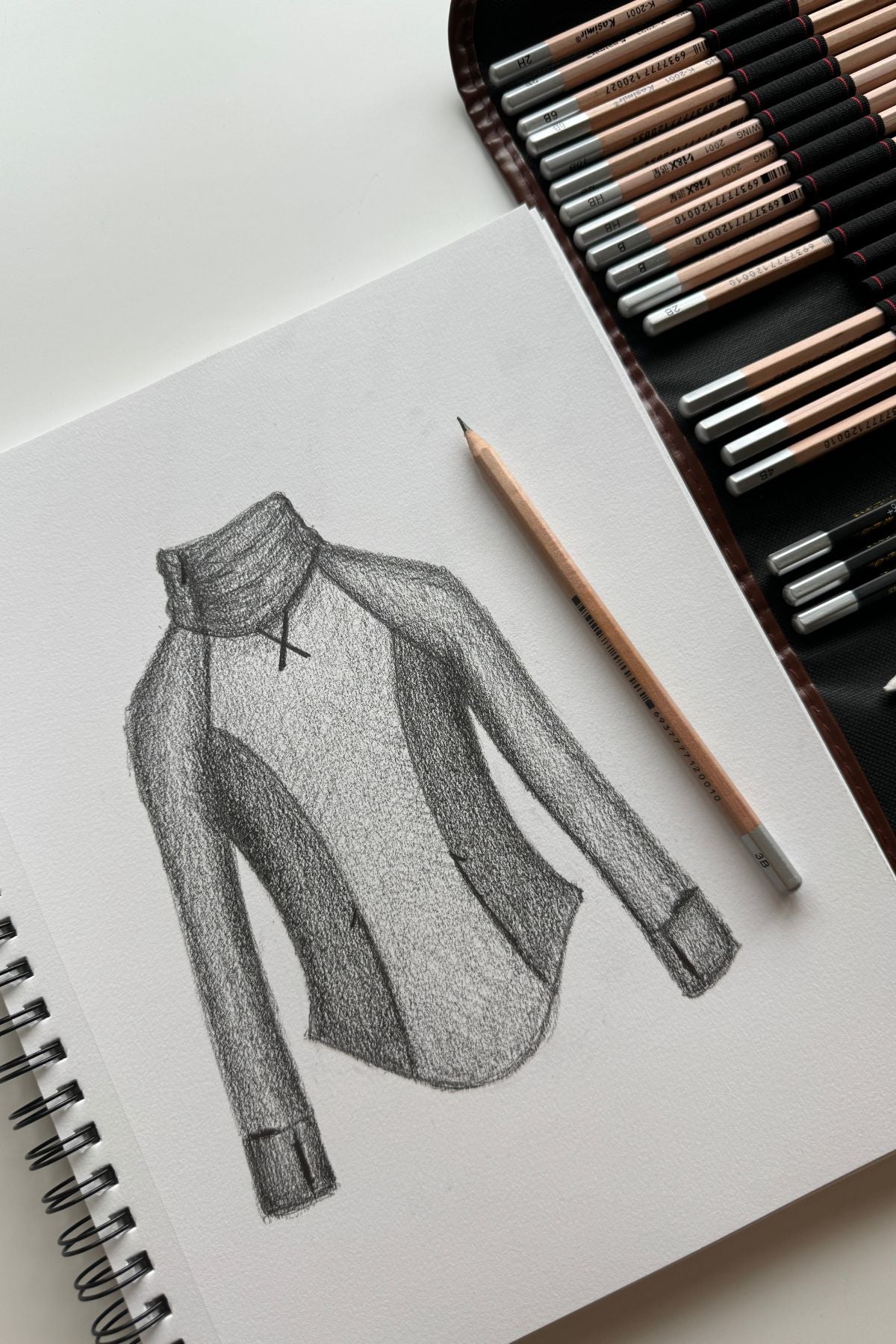Chasing Pavements Mockneck Pullover - Black