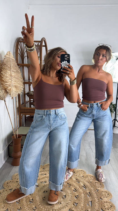 Canvas Curve Barrel Denim, Light