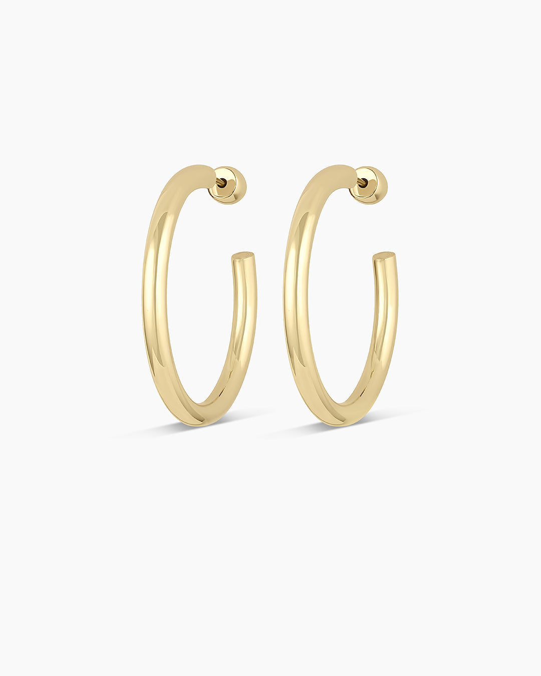14K Gold Carter Hoops