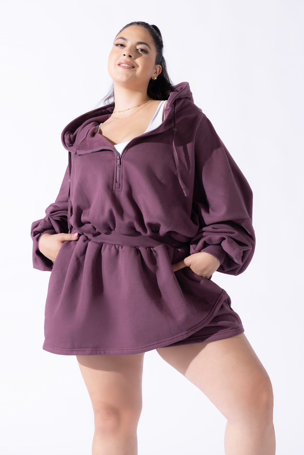 Game Day Dress - Deep Plum