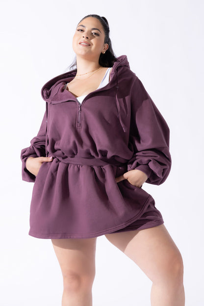 Game Day Dress - Deep Plum
