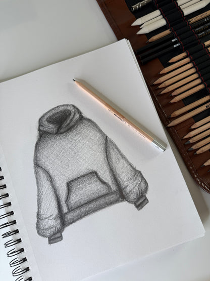 Boxy Boyfriend Hoodie - Vintage Crimson
