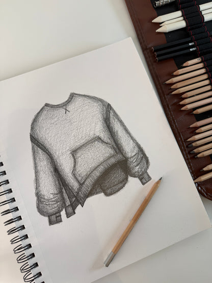 Boxy Crewneck - Vintage Grey