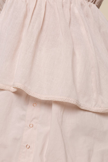 Flutter Sleep Short - Blush Sky