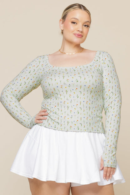 Your Favorite Reversible Long Sleeve Top - Meadow