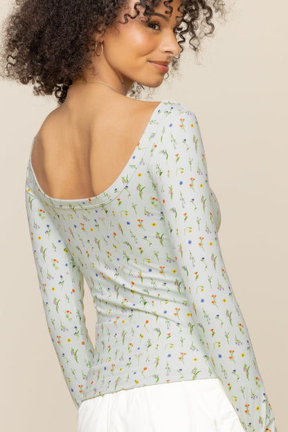 Your Favorite Reversible Long Sleeve Top - Meadow