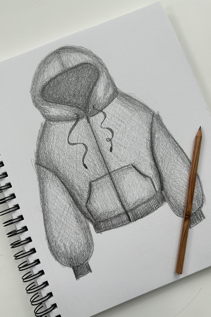 Zip Cloud Hoodie - Crimson