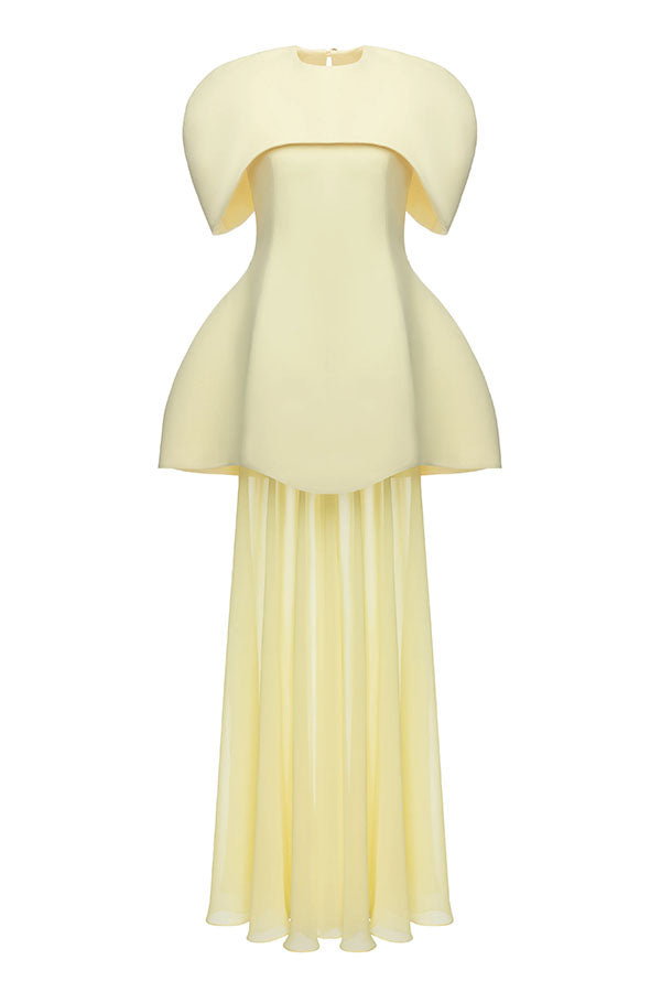 Celeste Capelet Overlay Two-Piece Set