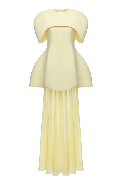Celeste Capelet Overlay Two-Piece Set