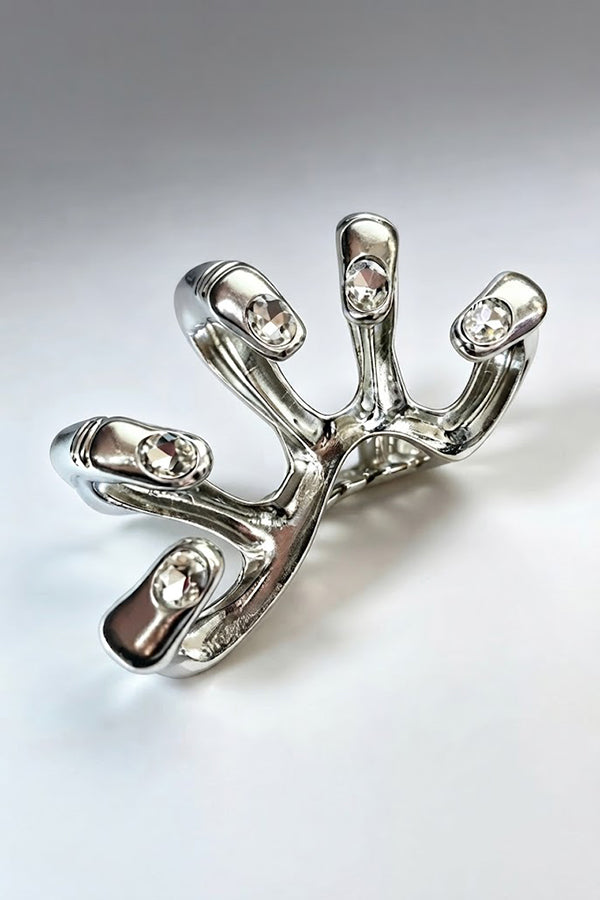 Rhinestone-studded Handheld Stress-relief Ring