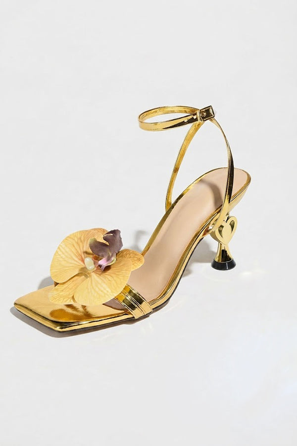 Orchid-style Open-toe Stiletto Sandals