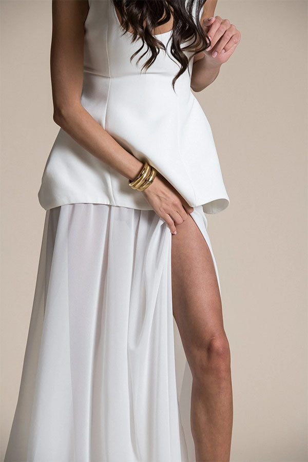 Celeste Capelet Overlay Two-Piece Set